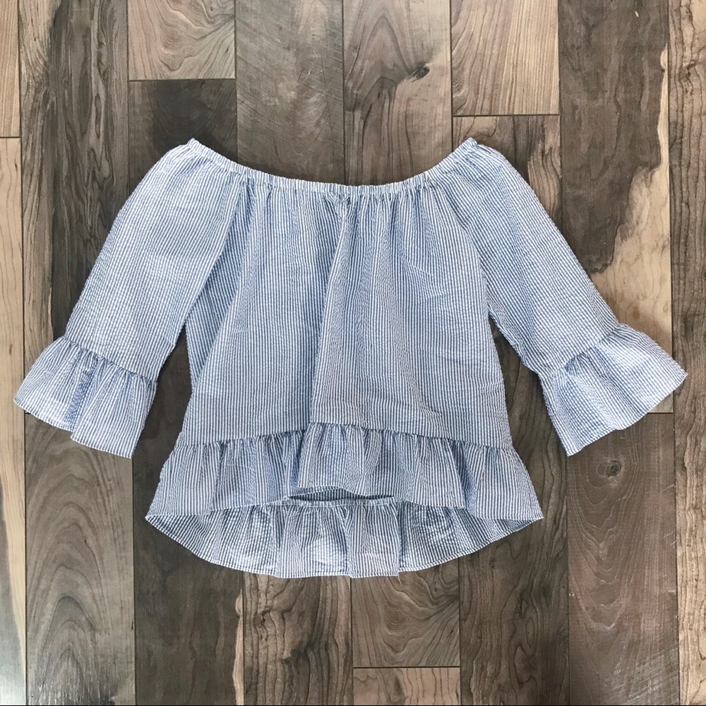 Moa Moa Off-The-Shoulder Top - Picture 2 of 5